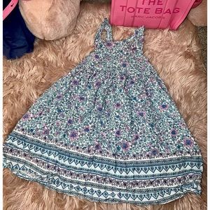 NEW OSHKOSH Purple & Blue Floral Printed Sundress, Size 5T